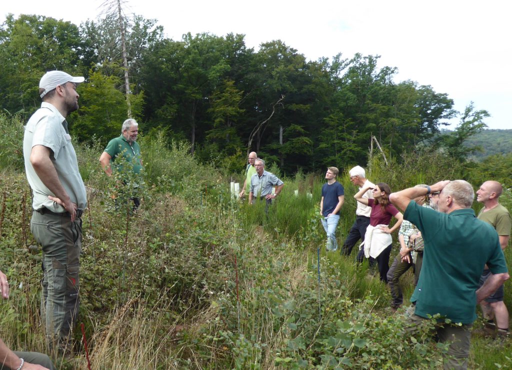 J.Langshausen und M.Trenkhorst bei ihren Erläuterungen